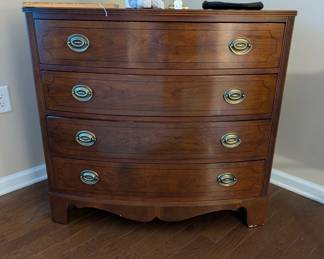 D24 - $300 Each. *2* Available. The Palmer Home Collection by Lexington 4 drawer chest (small dresser / large nightstand size). Measures 38" W x 17.5" D x 36" Tall. Overall both are in very good condition - (most of the wear is on the feet from a vacuum or minor veneer chips)