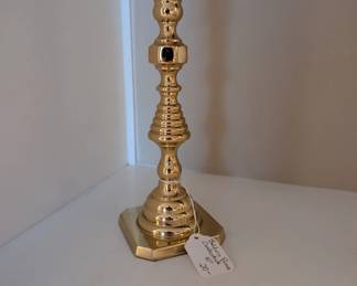 D149 - $20. Baldwin Brass Candlestick 10"
