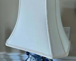 D7 - $125. Chinese Blue and White Porcelain. Shade in good condition. 29"tall.