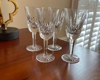 D83 - $30 - Waterford Lismore Sherry Glasses (set of 4).