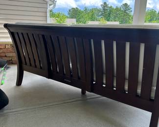 D38 - $750. Pottery BarnSofa Patio Set. *All pieces are sturdy*. Includes 2 Chairs. 1 Coffee Table. 1 side table. Sofa. All pieces are sturdy. Cosmetic damage includes paint coming off most of the collection. The sofa is in the best condition of the set as far as any missing paint goes it's only seen slightly on the front arms. As the rest of the set has more noticeable loss. Please see all photos. Was used on covered patio.