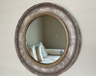 D67 - $40. Ballard Designs Wall Mirror. Measures 25" Diameter