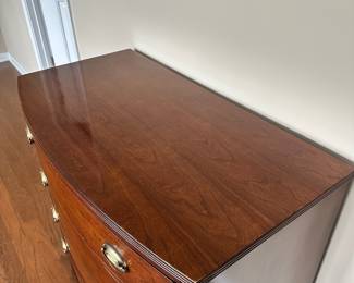 D24 - $300 Each. *2* Available. The Palmer Home Collection by Lexington 4 drawer chest (small dresser / large nightstand size). Measures 38" W x 17.5" D x 36" Tall. Overall both are in very good condition - (most of the wear is on the feet from a vacuum or minor veneer chips)