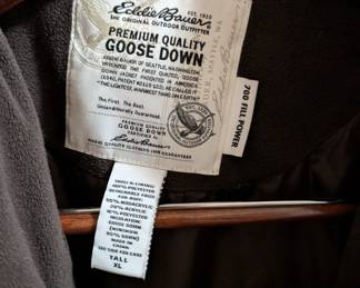 D151 - $50. Eddie Bauer Goose Down. 700 fill power. XL Tall.
