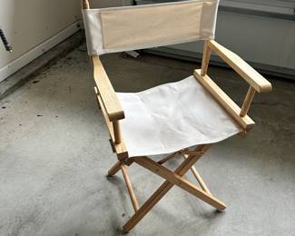 D105 - $15. Single Folding Directors Chair.