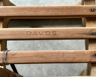 D104 - $40. Davos Wooden Sled.