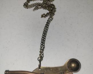 Vintage maritime whistle