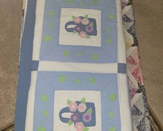 Quilts (folded only showing pattern)