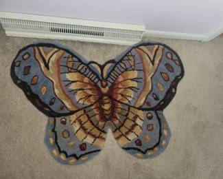 Butterfly rug