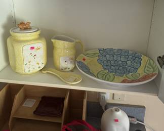 Sunshine Kitchen Decor Set and Bowl