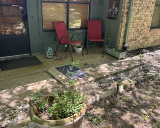 2 Red Chairs and miscellaneous