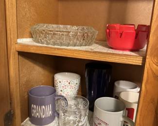 Mugs and ashtrays
