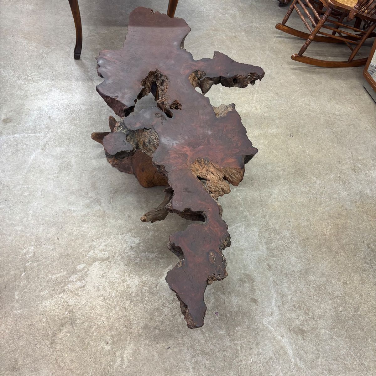 Beautiful live edge and root table