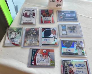 Signed Football Cards