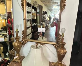 Desk and Mirror