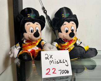 Happy New Year 2000 Mickey Mouse Stuffed Animals