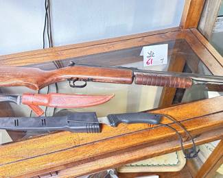 Bb Gun and Two Knives