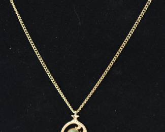gold tone necklace