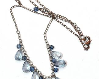 silver tone necklace