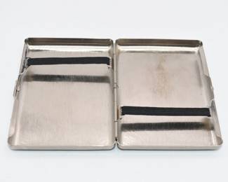 etched silver plated cigarette holder