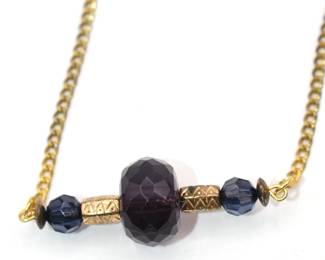 gold tone necklace