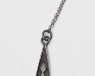 silver tone necklace