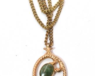 gold tone necklace