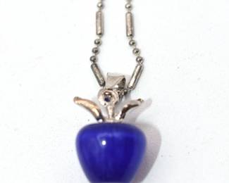 silver tone necklace