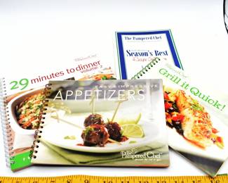 Lot of 4 Pampered Chef recipe books