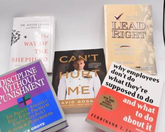 Lot of 5 Leadership/self help books