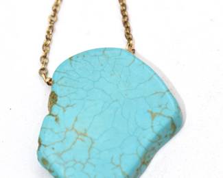 silver tone necklace