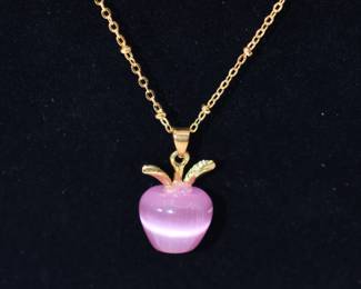 gold tone necklace