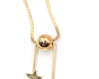 gold tone necklace