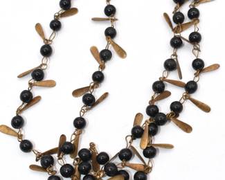 gold tone necklace