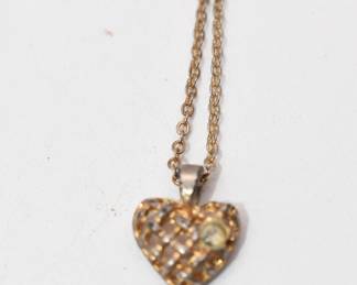 gold tone necklace