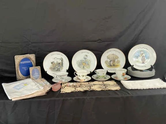 China Teacups, Saucers, and Friends
