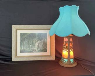 Unique Lamp And Painting