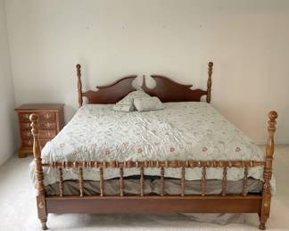 King Bed frame And Nightstands