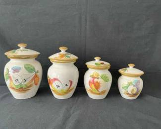 Italian Ceramic Canisters