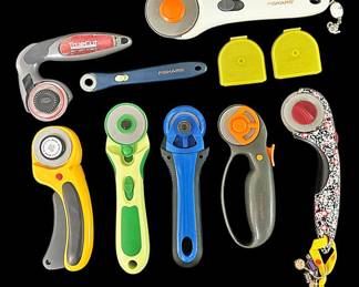 Collection of Fabric Rotary Cutters
