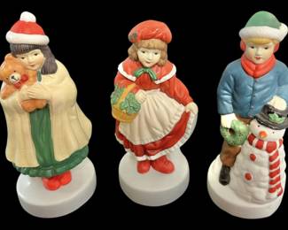 Vintage Porcelain Christmas Figurines