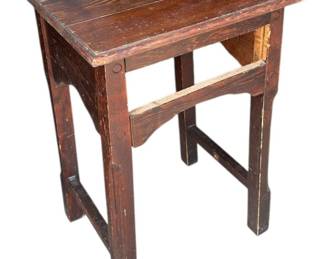Vintage Solid Wood Side Table Project Piece