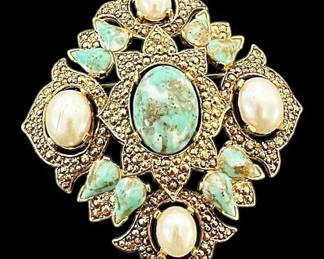 Sarah Coventry GoldTone Brooch