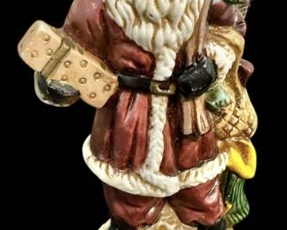 Vintage Porcelain Mexico Santa Statuette