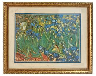 Van Gogh Print in Florentine Style Frame