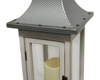 24 Large White Silver Lantern