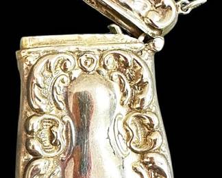 Art Nouveau Style Match Safe