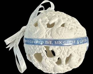 Wedgwood 6th Day of Christmas Ornament