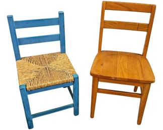 Childrens Wood Chairs