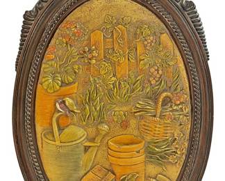 Vintage VictorianStyle Gardener Wall Decor